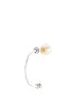 Detail View - Click To Enlarge - DELFINA DELETTREZ - Diamond pearl 18k white gold single earring