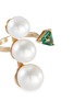 Detail View - Click To Enlarge - DELFINA DELETTREZ - Topaz pearl 18k yellow gold ring