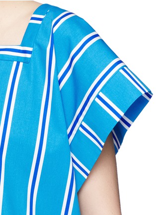 Detail View - Click To Enlarge - STELLA JEAN - 'Impresario' square neckline stripe top