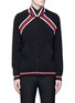 Main View - Click To Enlarge - GIVENCHY - Contrast stripe teddy jacket
