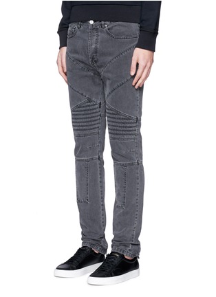 Front View - Click To Enlarge - GIVENCHY - Slim fit biker jeans