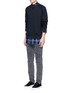 Figure View - Click To Enlarge - GIVENCHY - Slim fit biker jeans