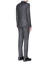 Back View - Click To Enlarge - GIVENCHY - Madonna collar pinstripe wool suit