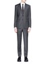 Main View - Click To Enlarge - GIVENCHY - Madonna collar pinstripe wool suit