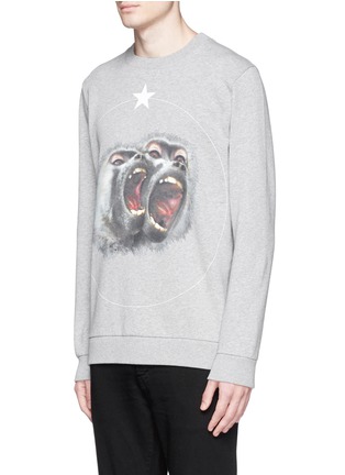 Front View - Click To Enlarge - GIVENCHY - Monkey print sweatshirt