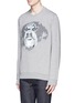 Front View - Click To Enlarge - GIVENCHY - Rottweiler appliqué sweatshirt