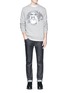 Figure View - Click To Enlarge - GIVENCHY - Rottweiler appliqué sweatshirt