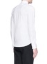 Back View - Click To Enlarge - GIVENCHY - Star embroidery cotton poplin shirt