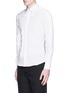 Front View - Click To Enlarge - GIVENCHY - Star embroidery cotton poplin shirt