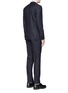 Back View - Click To Enlarge - GIVENCHY - Satin Madonna collar wool jacquard tuxedo suit
