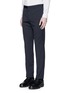 Detail View - Click To Enlarge - GIVENCHY - Notch lapel wool blend twill suit