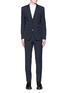 Main View - Click To Enlarge - GIVENCHY - Notch lapel wool blend twill suit