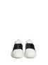 Front View - Click To Enlarge - VINCE - 'Vista' lizard effect leather band laceless sneakers