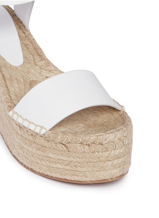 Detail View - Click To Enlarge - VINCE - 'Abby' leather espadrille platform sandals