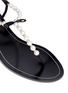 Detail View - Click To Enlarge - RENÉ CAOVILLA - Faux pearl T-strap sandals