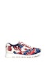 Main View - Click To Enlarge - TORY BURCH - Floral print sateen sneakers