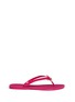 Main View - Click To Enlarge - TORY BURCH - 'Jelly Bow Thong' embossed flip flops