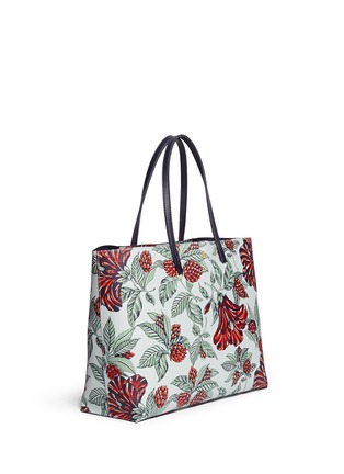 Front View - Click To Enlarge - TORY BURCH - 'Kerrington' floral print square tote