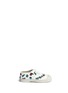 Main View - Click To Enlarge - BENSIMON - Letter print kids tennis shoes