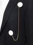 Detail View - Click To Enlarge - ELLERY - 'Sable Starr' ceramic button chain wool coat