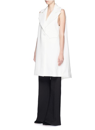 Figure View - Click To Enlarge - ELLERY - 'Notorious' oversize crepe vest dress