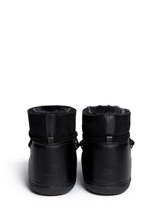 Back View - Click To Enlarge - INUIKII - 'Classic' suede sheepskin shearling boots