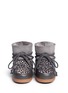 Figure View - Click To Enlarge - INUIKII - 'Leopard' calf hair sheepskin shearling boots