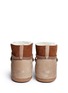 Back View - Click To Enlarge - INUIKII - 'Classic' suede patchwork sheepskin shearling boots