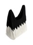 Detail View - Click To Enlarge - HANSEL FROM BASEL - Zigzag knit shopper bag