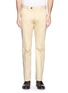 Main View - Click To Enlarge - ARMANI COLLEZIONI - Flat front slim fit chinos