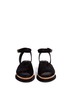 Figure View - Click To Enlarge - DRIES VAN NOTEN - Suede flatform sandals