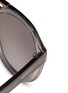 Detail View - Click To Enlarge - DRIES VAN NOTEN - x Linda Farrow keyhole acetate D-frame sunglasses