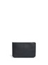 Back View - Click To Enlarge - ALEXANDER WANG - 'Prisma' lizard embossed leather flat zip pouch