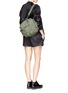 Figure View - Click To Enlarge - ALEXANDER WANG - 'Marti' mini washed leather backpack