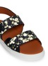 Detail View - Click To Enlarge - GIVENCHY - Baby's breath floral print leather sandals