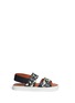 Main View - Click To Enlarge - GIVENCHY - Baby's breath floral print leather sandals
