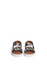 Figure View - Click To Enlarge - GIVENCHY - Baby's breath floral print leather sandals