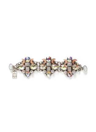 Main View - Click To Enlarge - MOUNSER - Moon crystal square station bracelet
