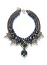 Main View - Click To Enlarge - MOUNSER - Neon spike crystal curb chain necklace