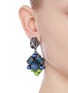 Figure View - Click To Enlarge - MOUNSER - Neon spike crystal drop earrings
