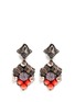 Main View - Click To Enlarge - MOUNSER - Neon spike crystal drop earrings