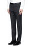 Detail View - Click To Enlarge - MAURO GRIFONI - Satin peak lapel tuxedo suit