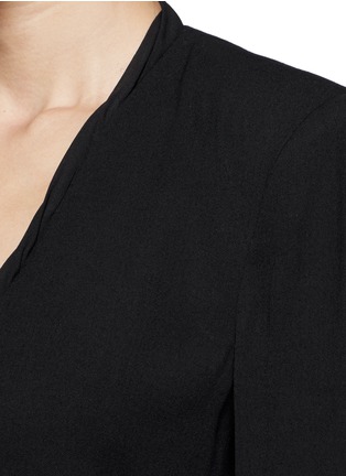 Detail View - Click To Enlarge - HELMUT LANG - Twisted lapel blazer