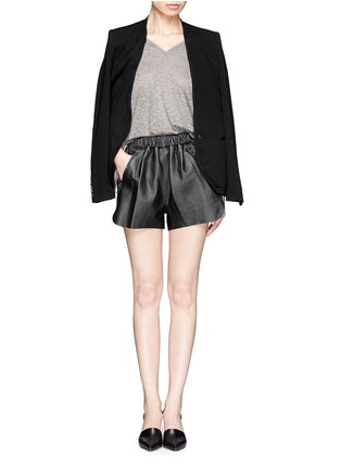 Figure View - Click To Enlarge - HELMUT LANG - Twisted lapel blazer