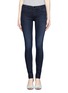 Main View - Click To Enlarge - J BRAND - Blue Stocking super skinny jeans