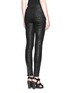 Back View - Click To Enlarge - J BRAND - Animal print foiled leather pants
