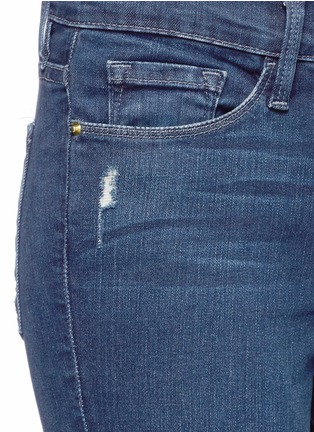 Detail View - Click To Enlarge - FRAME - 'Le Skinny de Jeanne' ripped jeans