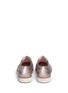 Back View - Click To Enlarge - COLE HAAN - 'LunarGrand Wingtip' metallic leather brogues