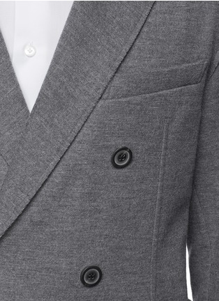 Detail View - Click To Enlarge - LANVIN - Double breasted jersey blazer