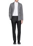 Figure View - Click To Enlarge - LANVIN - Double breasted jersey blazer
